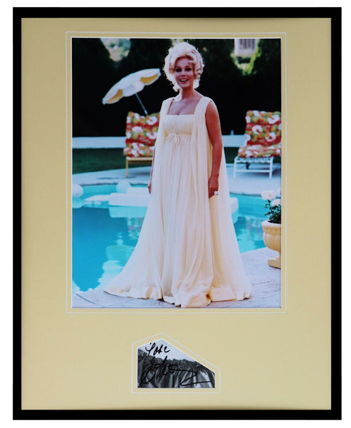 Eva Gabor Signed Framed 16x20 Photo Display JSA Green Acres C