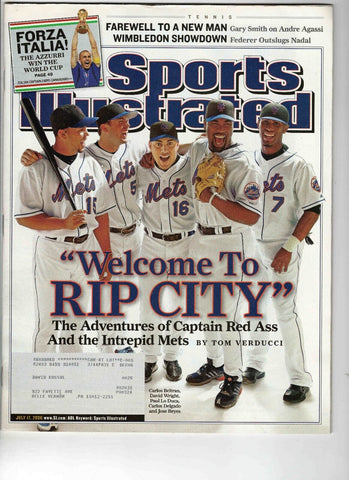 July 17 2006 Sports Illustrated Magazine NY Mets Beltran Wright Loduca Delgado