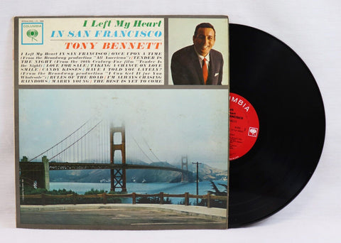 VINTAGE Tony Bennett I Left My Heart in San Fran LP Vinyl Record Album CL1869