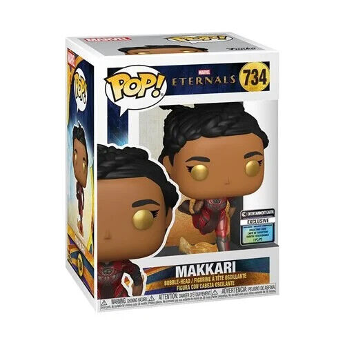 NEW SEALED 2021 Funko Pop Figure Eternals Makkari w/ card EE Exclusive