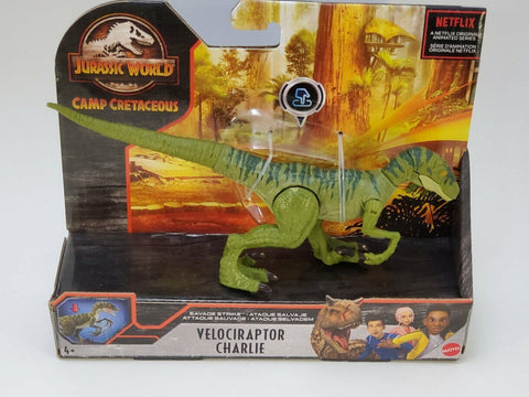 NEW 2021 Jurassic World Camp Cretaceous Velociraptor Charlie Action Figure