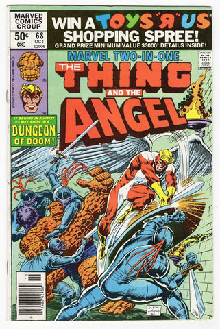 Marvel Two-in-One #68 VINTAGE 1980 Thing Angel