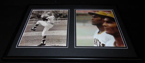 Roberto Clemente Framed 12x18 Photo Display Pirates pitching