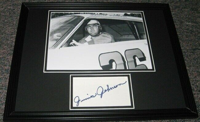 Junior Johnson Signed Framed 11x14 Photo Display 