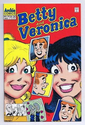 Betty and Veronica #70 ORIGINAL Vintage 1993 Archie Comics GGA