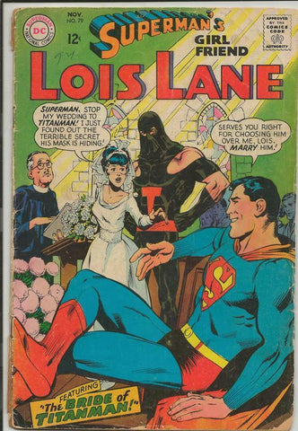 Superman's Girlfriend Lois Lane #79 ORIGINAL Vintage 1967 DC Comics 