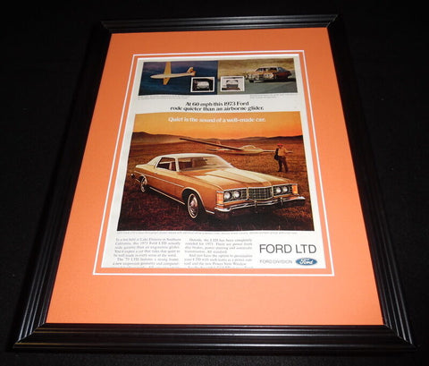 1973 Ford LTD Framed 11x14 ORIGINAL Vintage Advertisement