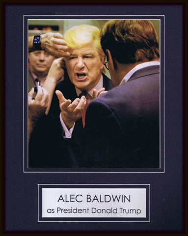 Alec Baldwin as Donald Trump Framed 11x14 Photo Display 