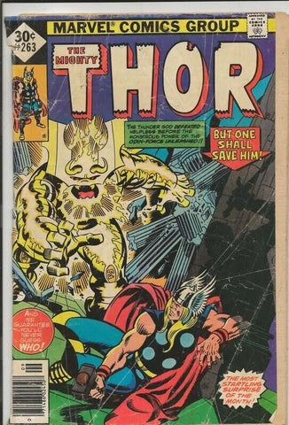 Thor #263 ORIGINAL Vintage 1977 Marvel Comics 