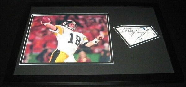 Mike Tomczak Signed Framed 11x17 Photo Display Steelers Ohio State Bears