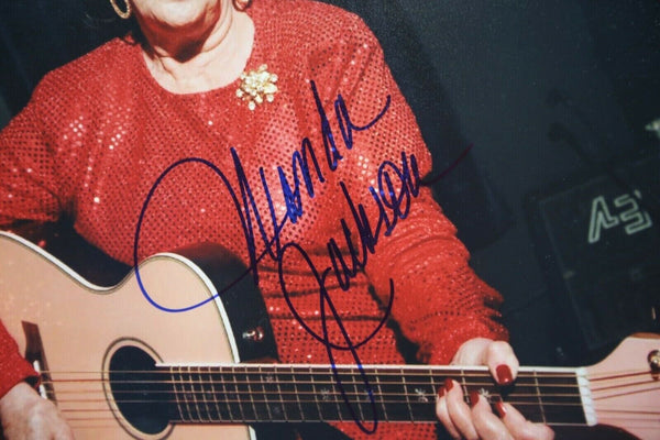 Wanda Jackson Signed Framed 16x20 Vintage Collection CD & Photo Display