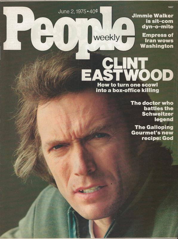 People Weekly Magazine June 2 1975 Clint Eastwood