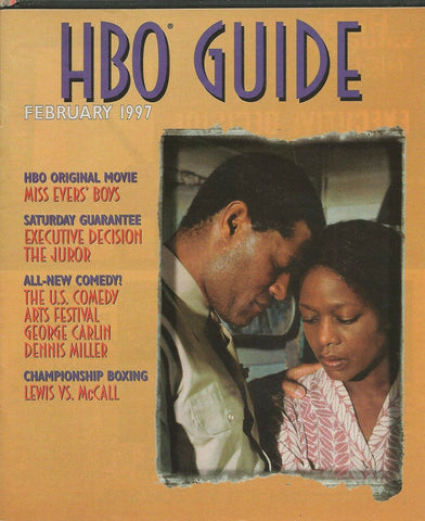 ORIGINAL Vintage Feb 1997 HBO Guide Magazine Miss Evers Boys Primal Fear 