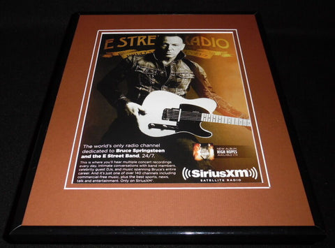 E Street Radio 2014 Framed 11x14 ORIGINAL Advertisement Bruce Springsteen