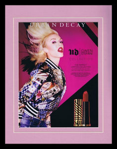  Gwen Stefani 2015 Urban Decay 11x14 Framed ORIGINAL Advertisement No Doubt 