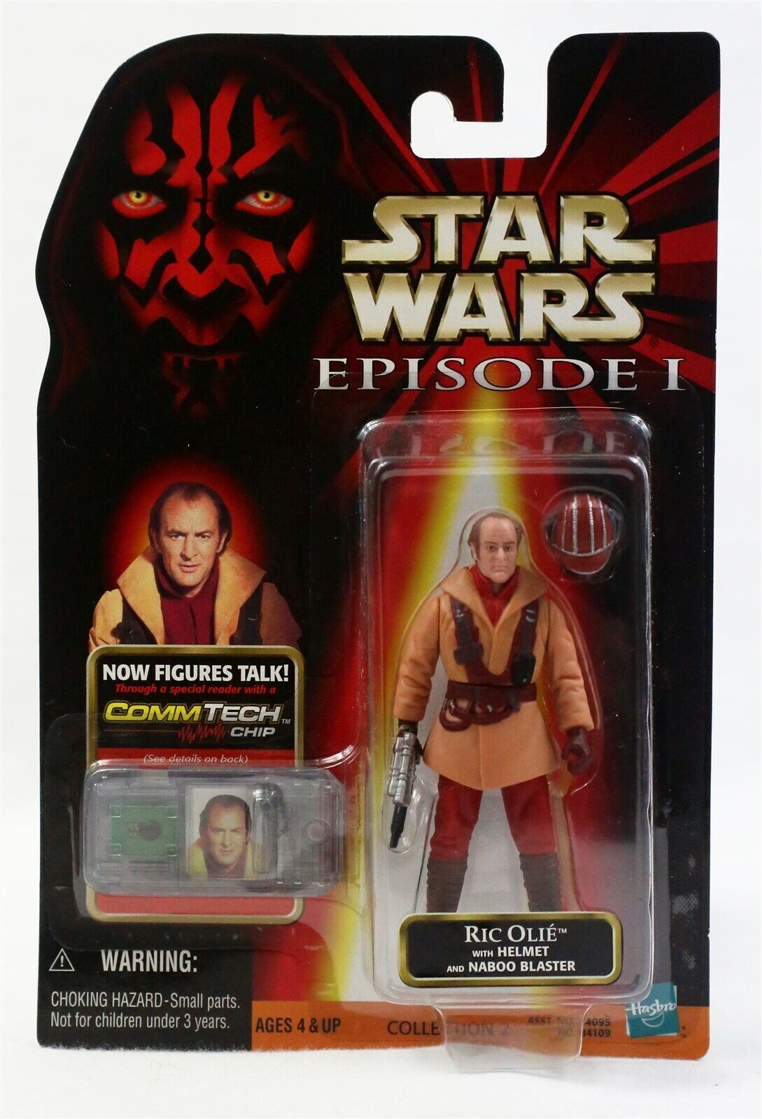 VINTAGE SEALED 1998 Star Wars Episode I Ric Olie Action Figure