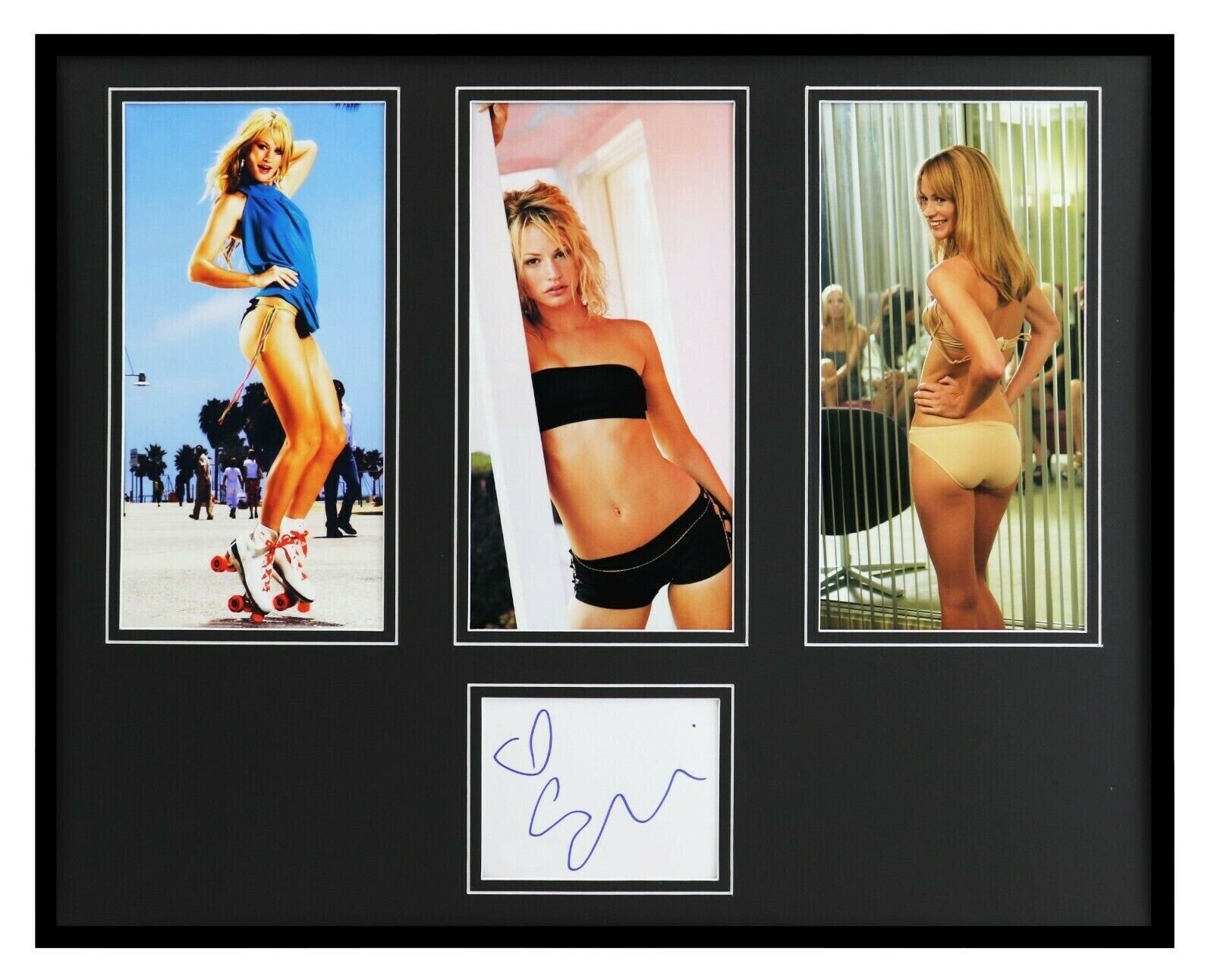 Cameron Richardson Signed Framed 16x20 Lingerie Photo Display JSA 