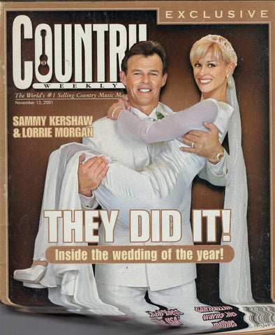 VINTAGE Nov 13 2001 Country Weekly Magazine Lorrie Morgan Sammy Kershaw Wedding