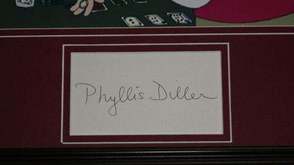 Phyllis Diller Signed Framed 11x14 Photo Display Family Guy