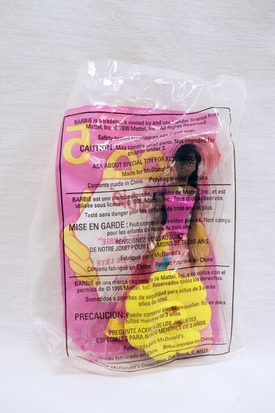 VINTAGE SEALED 1996 McDonald's Barbie Blossom Beauty African American Doll