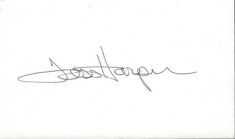 Tess Harper Signed 3x5 Index Card No Country for Old Men B