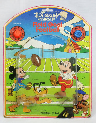 VINTAGE Disney Field Goal Football Game Mickey Mouse Goofy