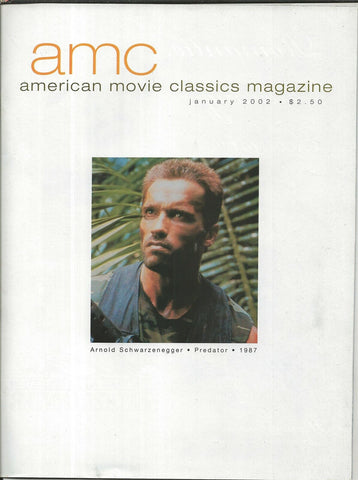 ORIGINAL Vintage Jan 2002 AMC Magazine Arnold Schwarzenegger Al Pacino