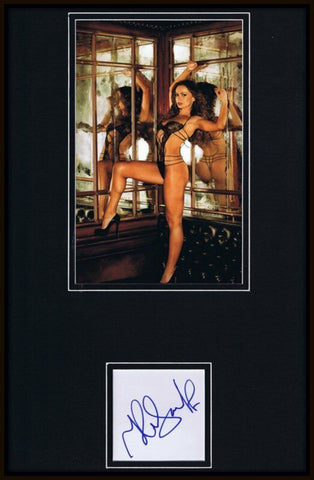 Karina Smirnoff Signed Framed Lingerie Photo Display 11x17 JSA DWTS