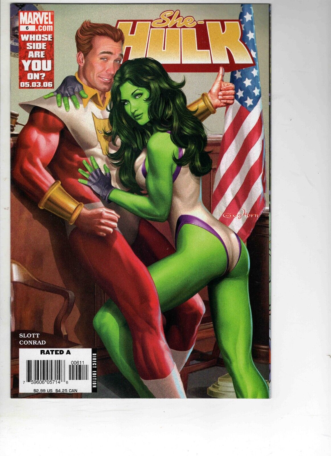 She Hulk #6 2006 Marvel Comics GGA Starfox