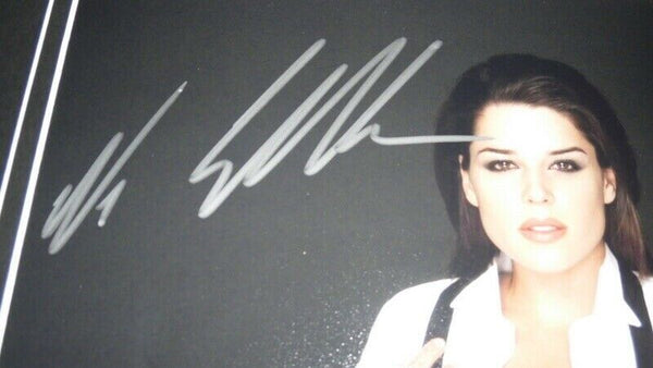 Neve Campbell Signed Framed 16x20 Lingerie Photo Display JSA Party of Five