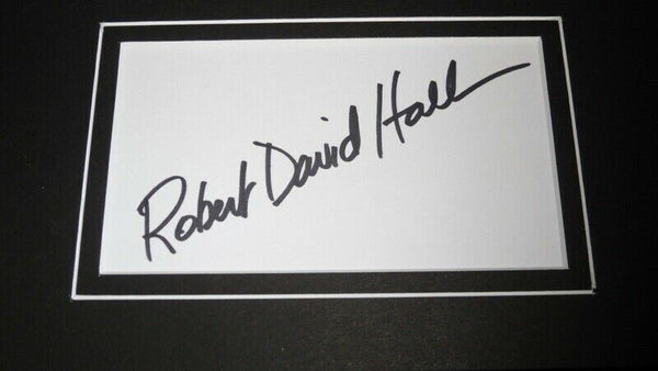 Robert David Hall Signed Framed 11x14 Photo Display CSI w/ cast