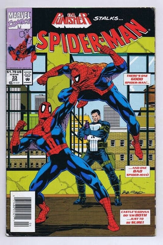 Spider-Man #33 ORIGINAL Vintage 1993 Marvel Comics Punisher