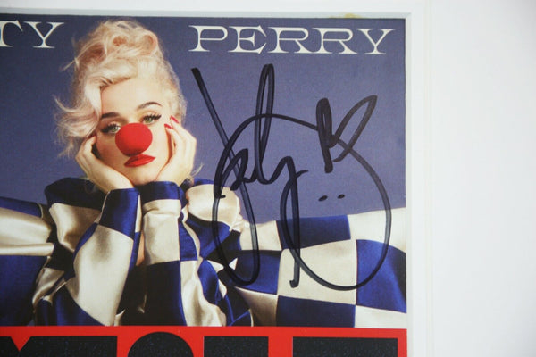 Katy Perry Signed Framed 16x20 Smile CD + Photo Display JSA