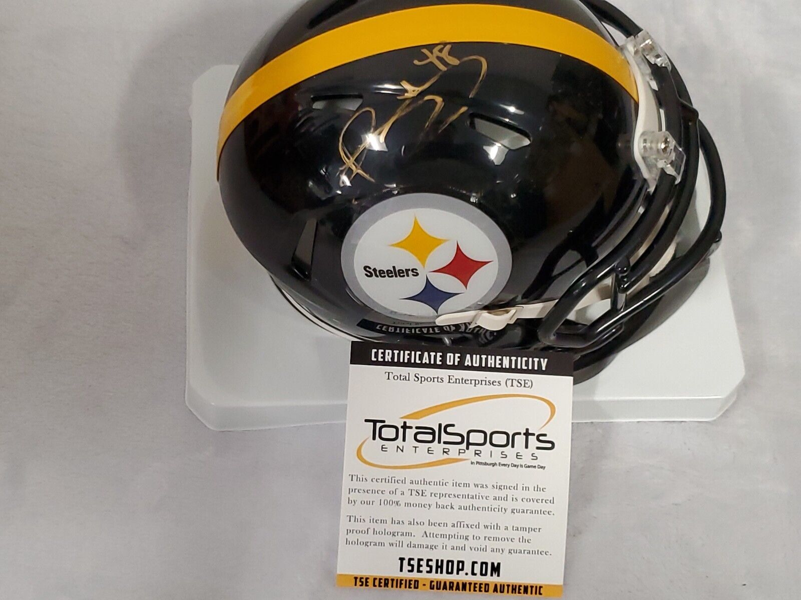 Bud Dupree Signed Pittsburgh Steelers Mini Helmet TSE