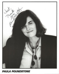 Paula Poundstone Signed 8x10 Photo B