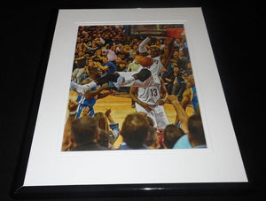 Lebron James DUNK 2016 Cavaliers vs Warriors Framed 11x14 Photo Display 