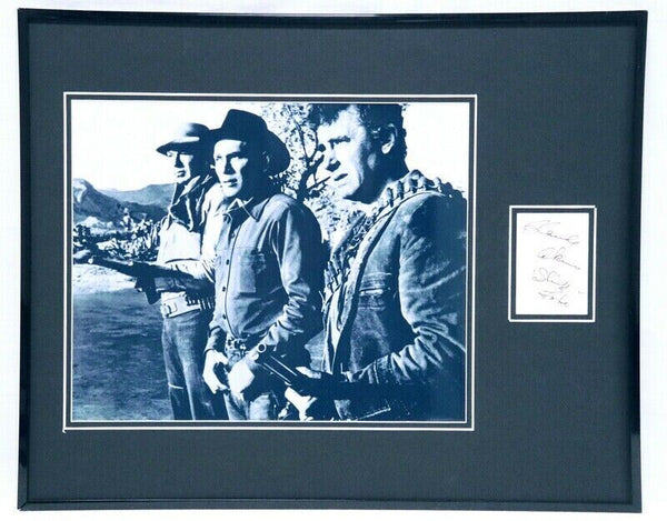 Claude Akins Signed Framed 16x20 Photo Display BJ & the Bear Sheriff Lobo 