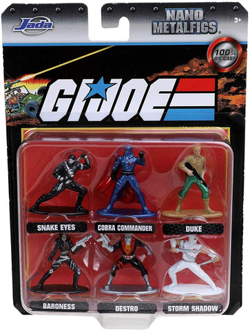 NEW SEALED 2020 Jada G.I. Joe Nano Metalfigs Figures Set of 6