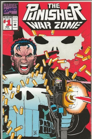 Punisher War Zone #1 ORIGINAL Vintage 1992 Marvel Comics 