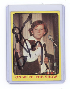 Danny Bonaduce Signed Autographed 1971 Topps Partridge Family Card #54