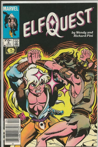 Elfquest #9 ORIGINAL Vintage 1986 Marvel Comics Newsstand Variant