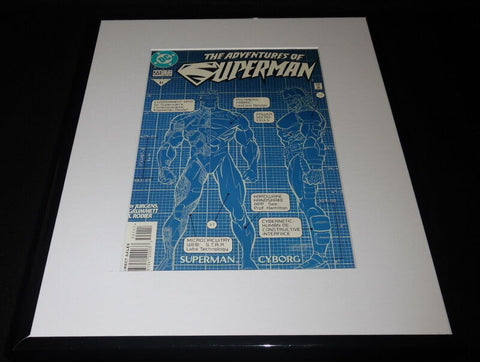 Adventures of Superman #551 1997 DC Framed 11x14 ORIGINAL Comic Book Cover 