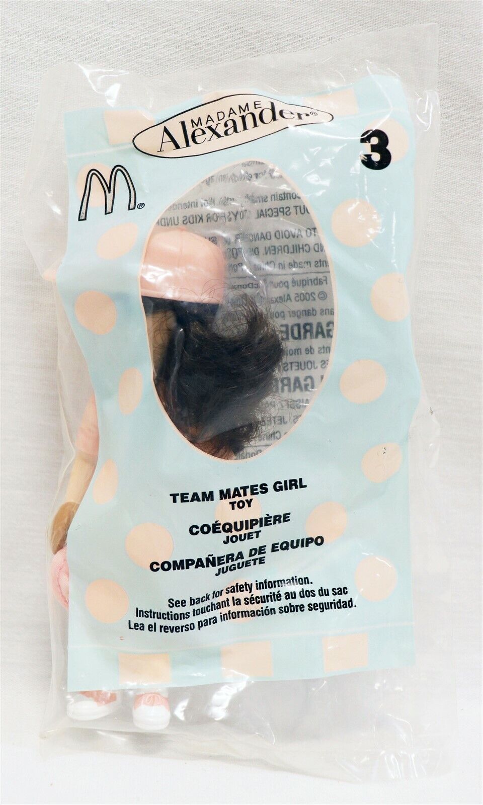 VINTAGE SEALED 2005 McDonald's Madame Alexander Team Mates Girl