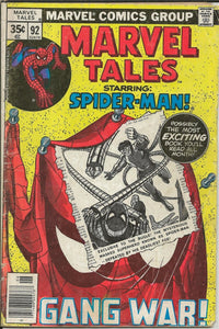 Marvel Tales #92 VINTAGE 1978 Marvel Comics Reprints Amazing Spider-Man 113