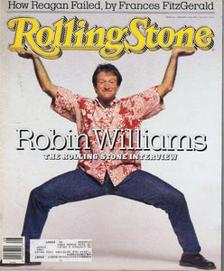 VINTAGE Feb 25 1988 Rolling Stone Magazine #520 Robin Williams