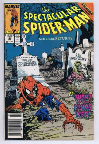 Spectacular Spider-Man #148 ORIGINAL Vintage 1989 Marvel Comics 