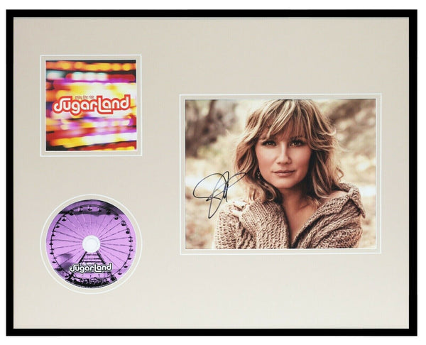 Jennifer Nettles Signed Framed 16x20 Sugarland CD & Photo Display JSA