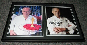 Wolfgang Puck Signed Framed 12x18 Photo Set Food Network