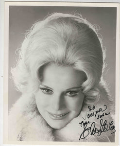 Eva Gabor Signed 8x10 Photo JSA Green Acres Rescuers Aristocrats Match Game T