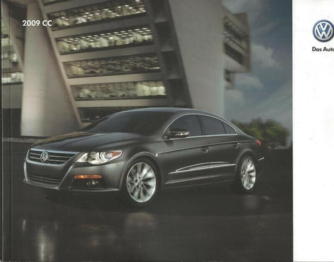 ORIGINAL Vintage 2009 Volkswagen CC Brochure Sales Book